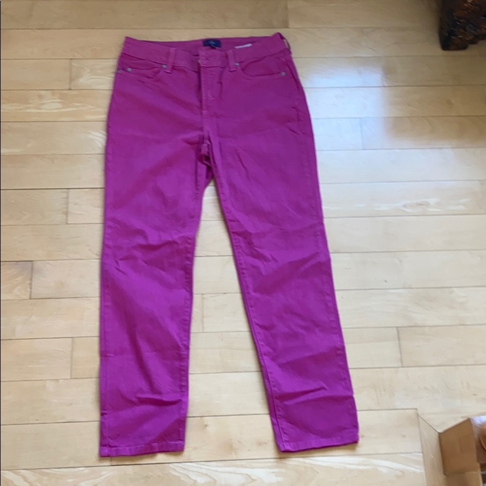 NYDJ purple skinny jeans